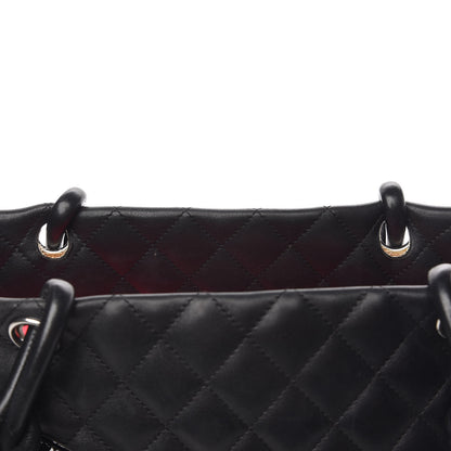 Chanel Calfskin Quilted Large Cambon Tote Black 17 of 18