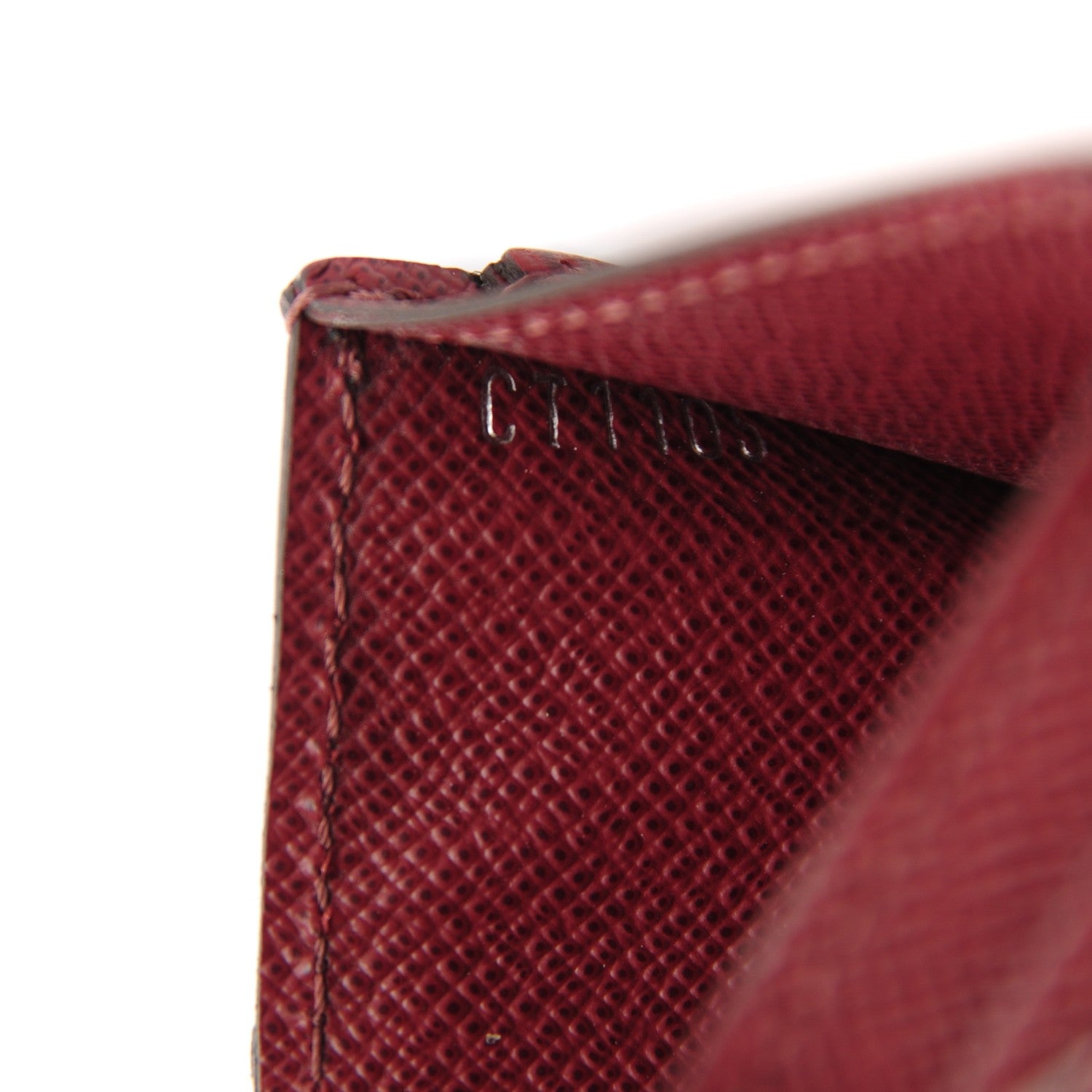 Louis Vuitton Epi Neo Porte-Cartes Card Holder Bordeaux 6 of 7