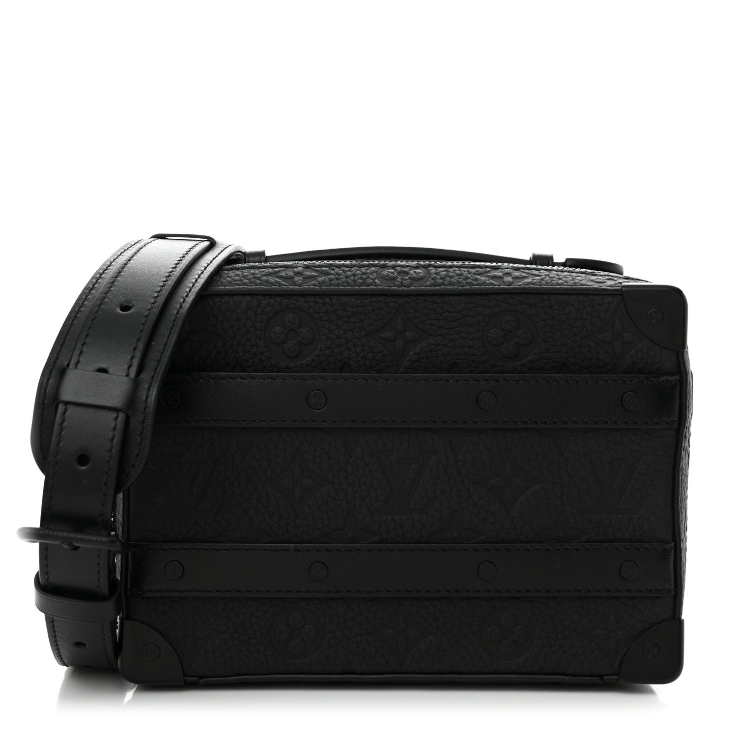 Louis Vuitton Taurillon Monogram Soft Trunk Black 1 of 9