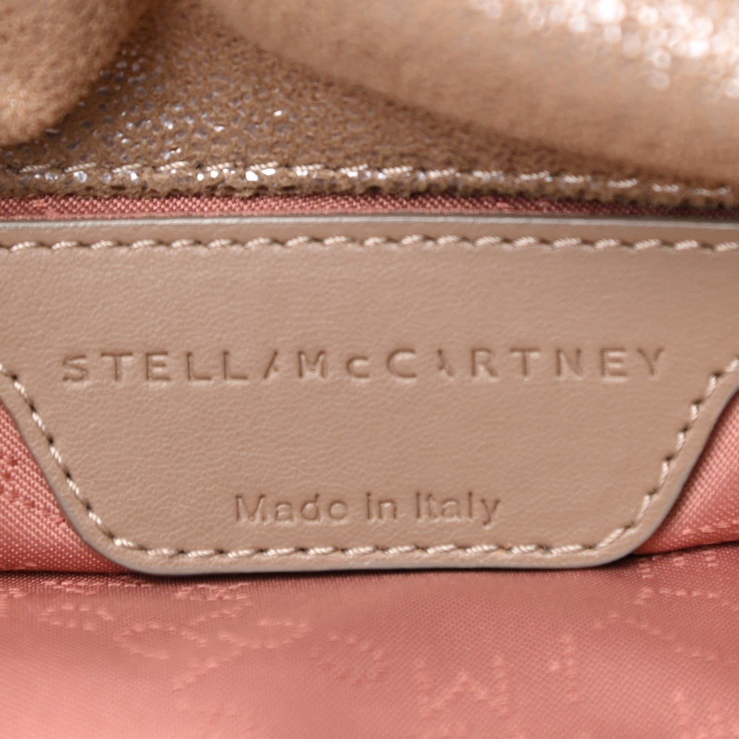 Stella McCartney Shaggy Deer Mini Falabella Fold Over Tote Beige 6 of 9