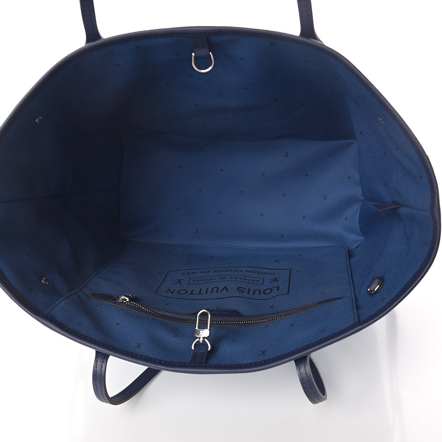 Louis Vuitton Monogram Escale Neverfull MM Blue 4 of 10