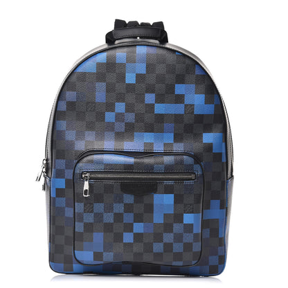 Louis Vuitton Damier Graphite Pixel Josh Backpack Blue 1 of 8
