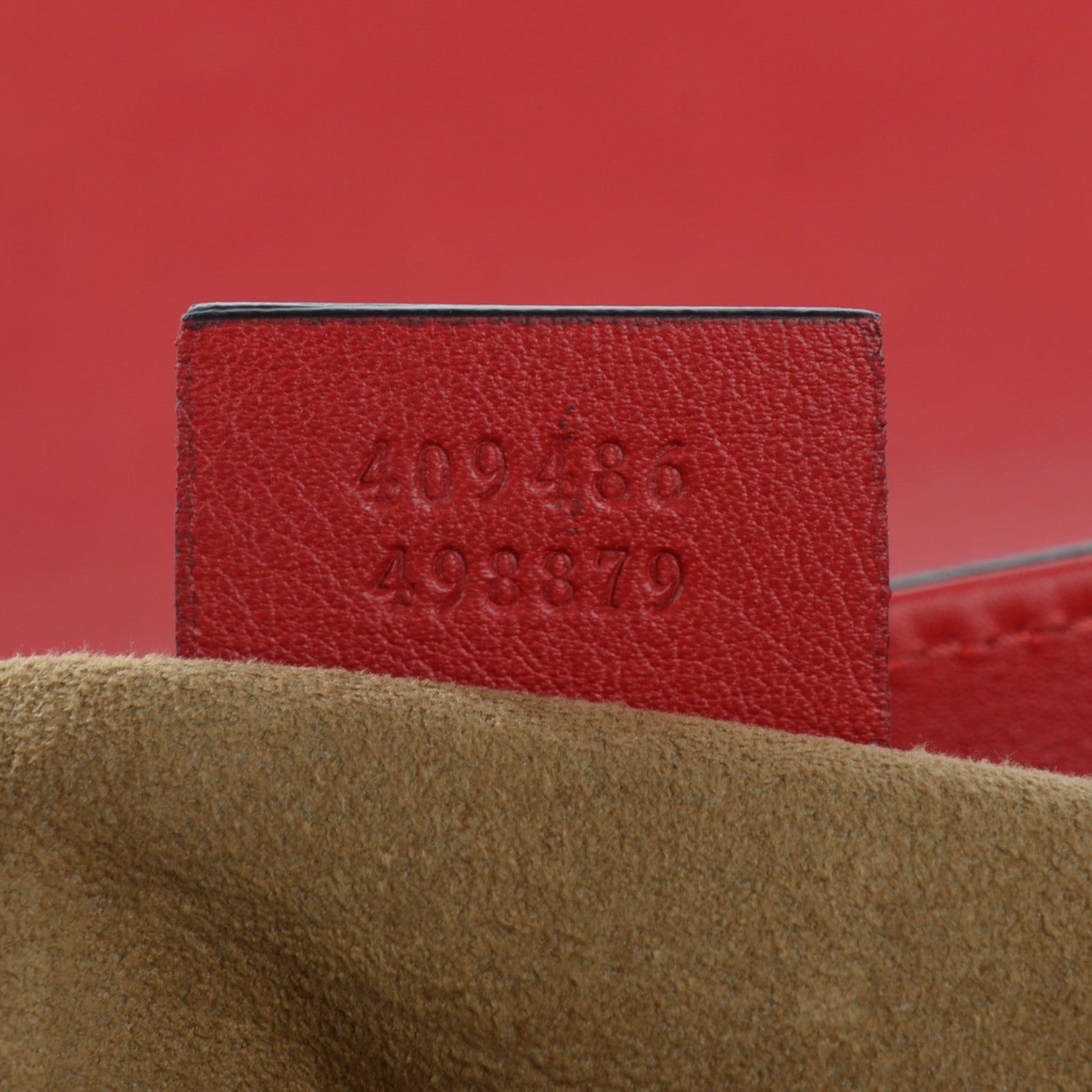 Gucci GG Supreme Monogram Calfskin Medium Padlock Shoulder Bag Beige Hibiscus Red New Rosette 7 of 7