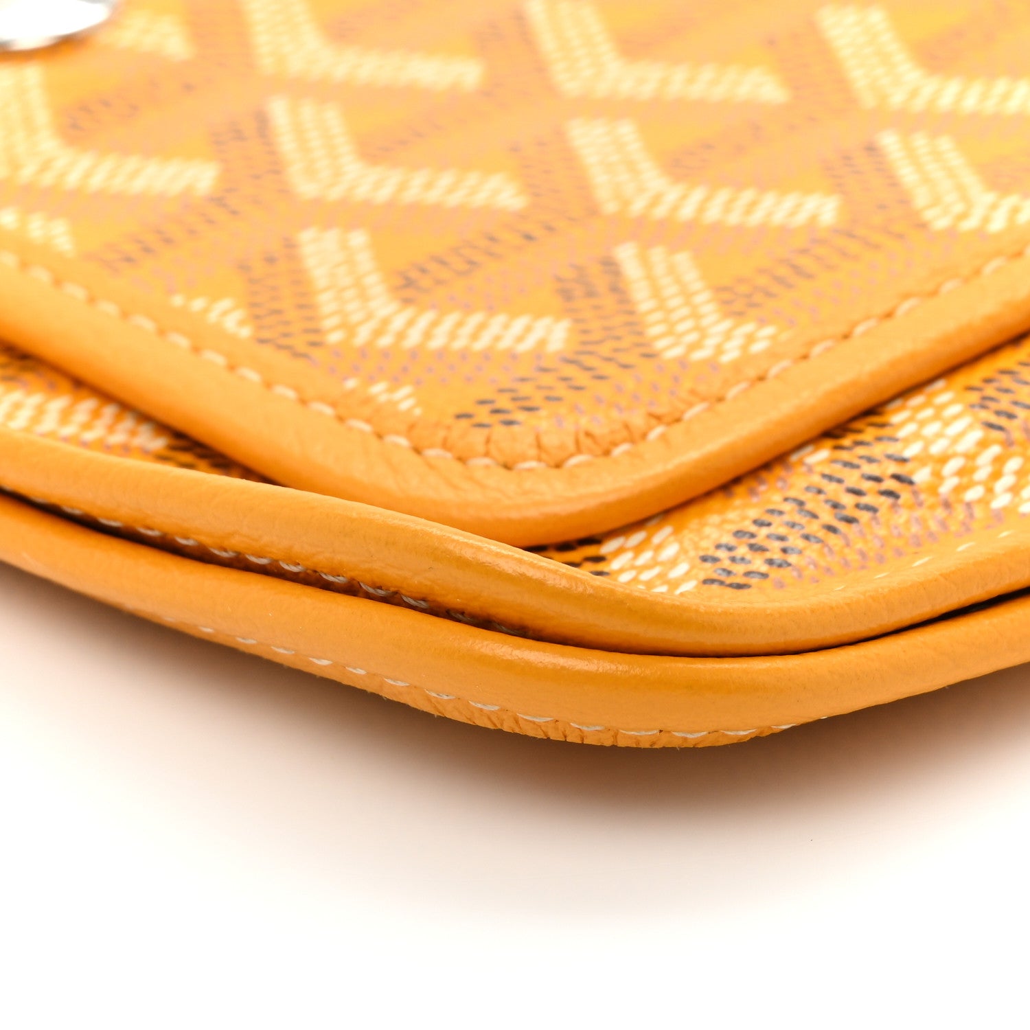 Goyard Goyardine Plumet Wallet Clutch Yellow 9 of 17
