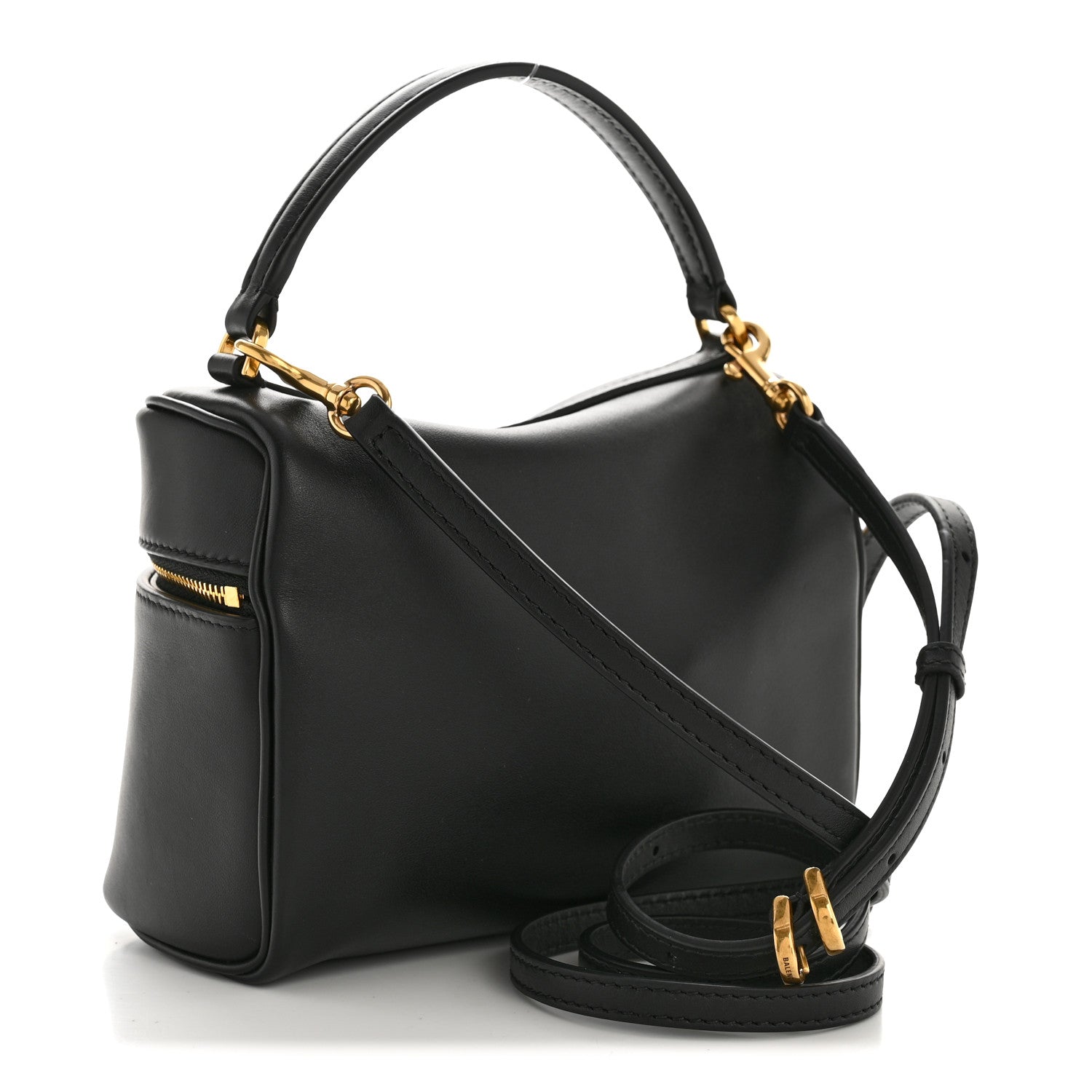 Balenciaga Natural Smooth Calfskin Rodeo Vanity Black 3 of 12