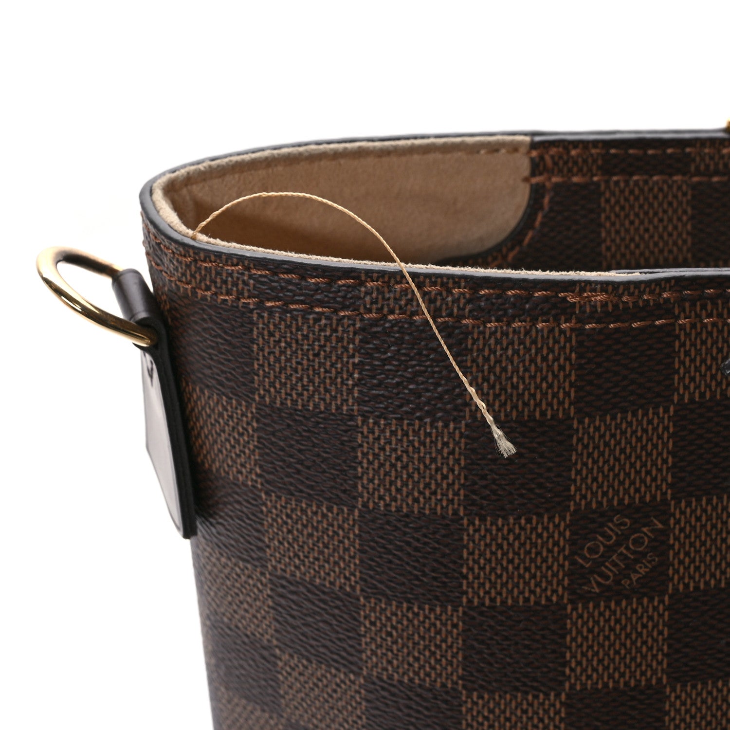 Louis Vuitton Damier Ebene Jersey Creme 11 of 11