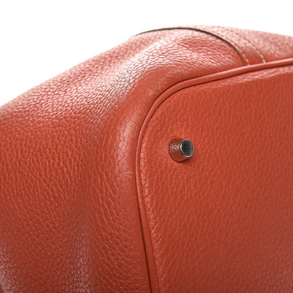 Hermes Taurillon Clemence Picotin Lock 26 GM Sanguine 9 of 13