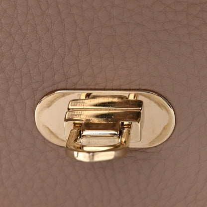 Valentino Garavani Pebbled Calfskin Medium Rockstud Flip Lock Crossbody Bag Poudre 10 of 10