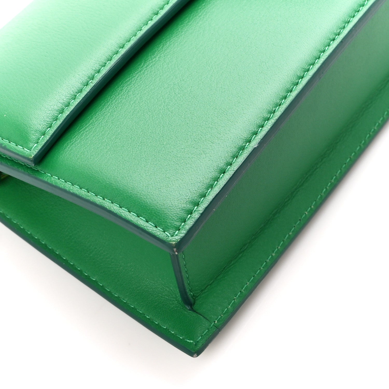 Jacquemus Smooth Calfskin Le Bambino Long Green 8 of 9