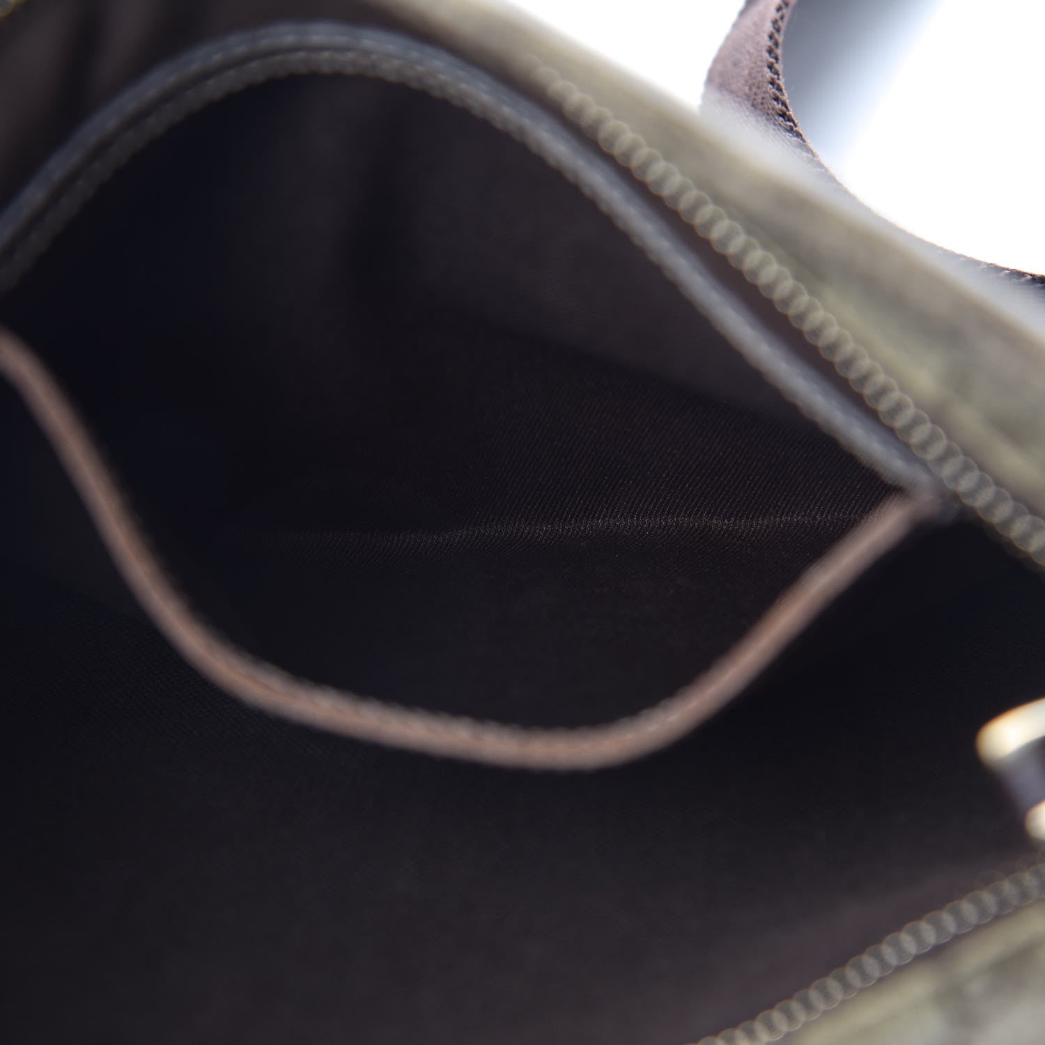 Gucci GG Supreme Monogram Small Flat Messenger Bag Dark Brown 9 of 9