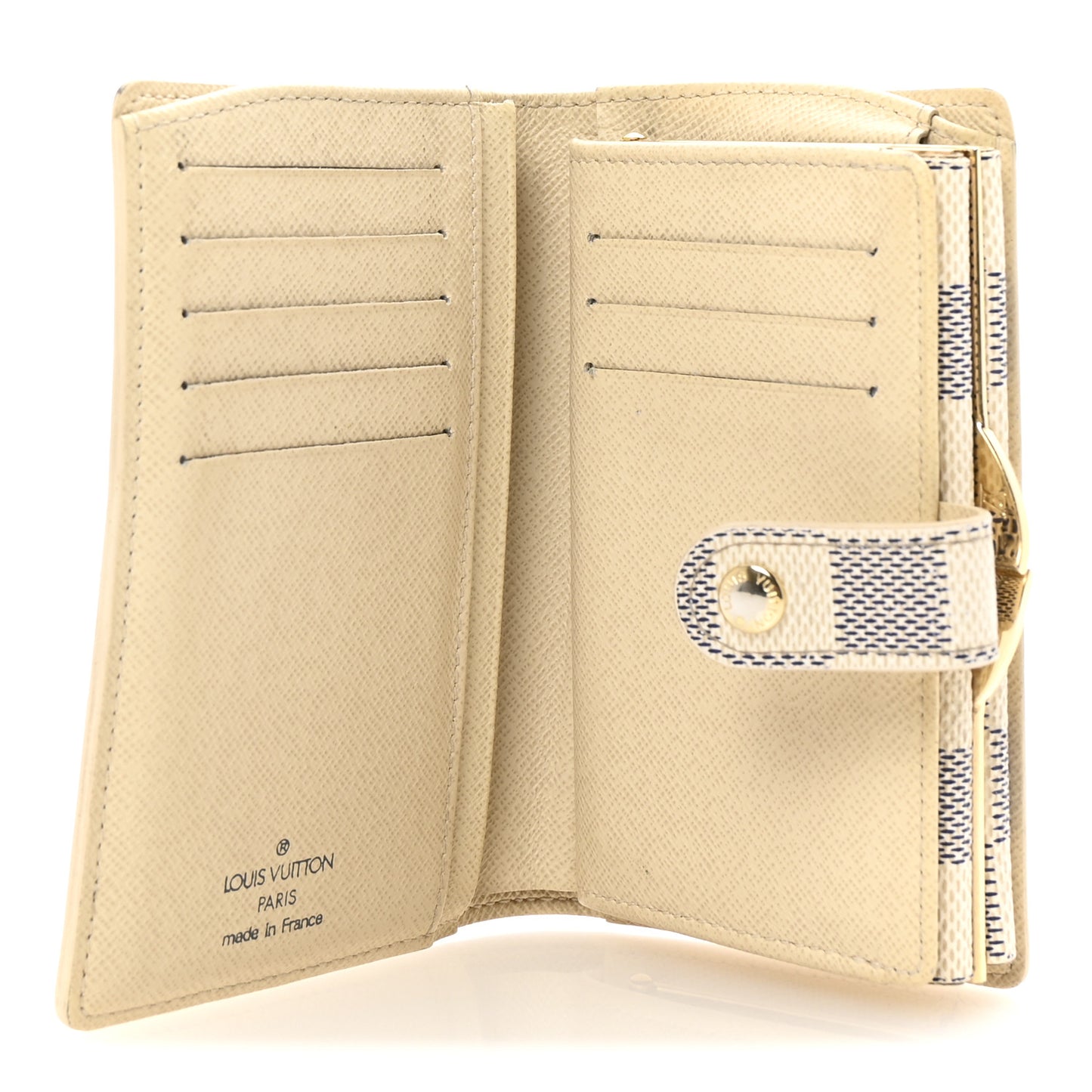 Damier Azur French Purse Wallet