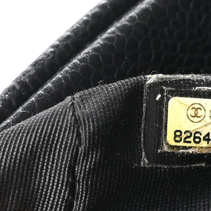 Chanel Caviar Quilted Large Bowler Black 7 of 10