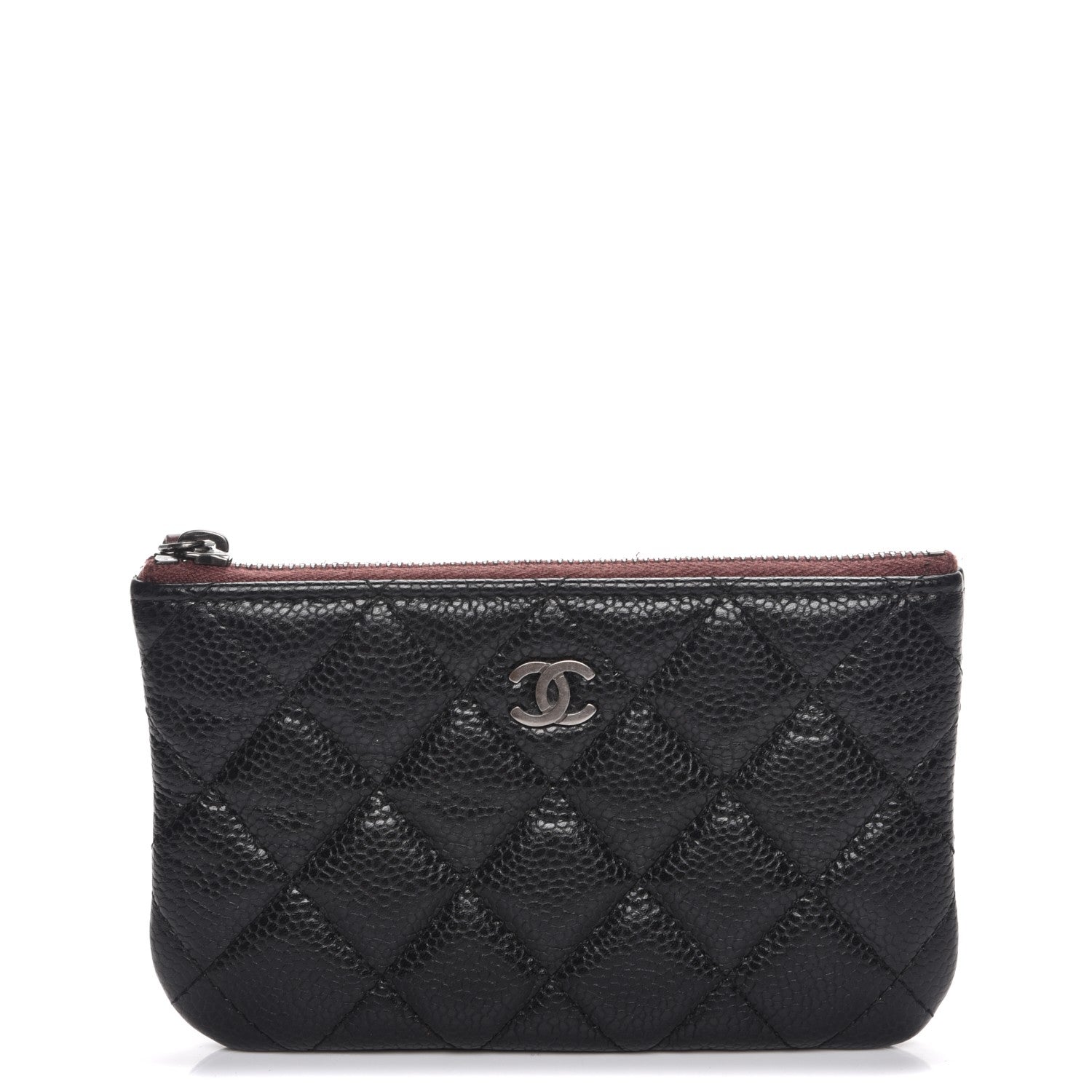 Chanel Caviar Quilted Small Cosmetic Case Black 1 of 8