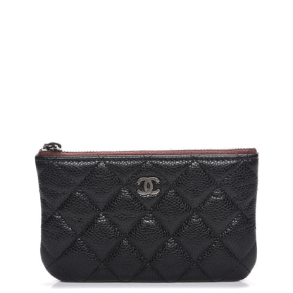 Chanel Caviar Quilted Small Cosmetic Case Black 1 of 8