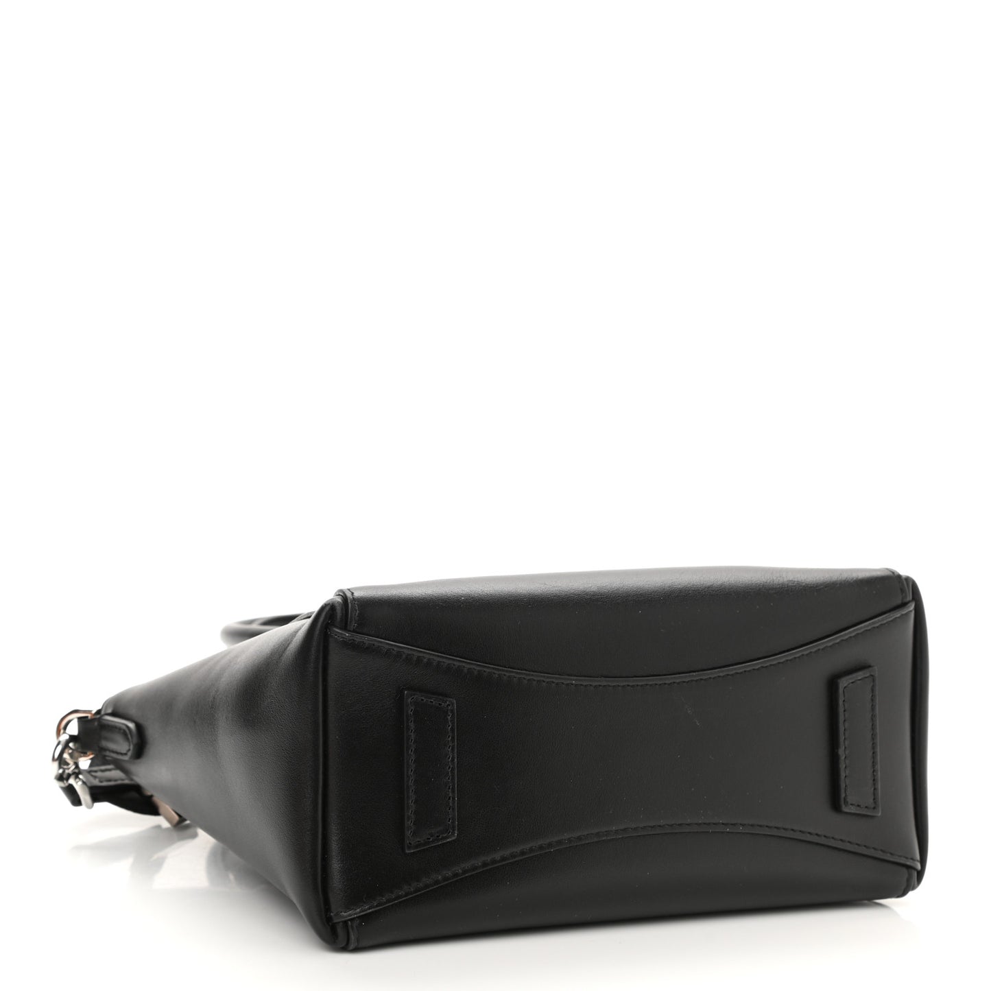Box Calfskin Mini Sport Antigona Top Handle Bag Black