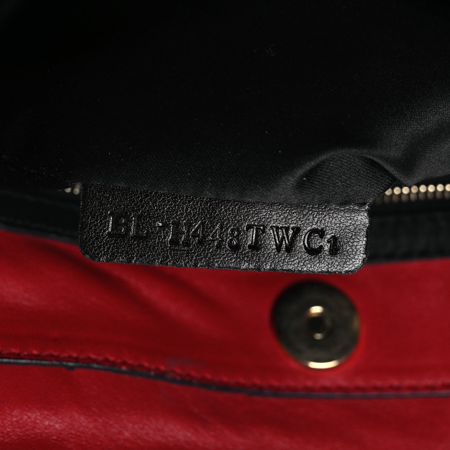 Nappa Canvas Camouflage Medium Rockstud Soft Tote Red