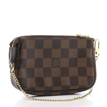 Louis Vuitton Damier Ebene Mini Pochette Accessories 3 of 7