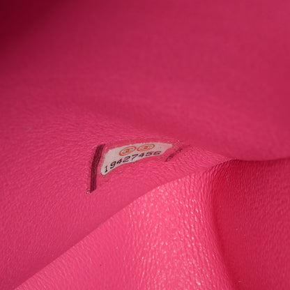 Chanel Lambskin Jumbo Double Flap Dark Pink 8 of 9