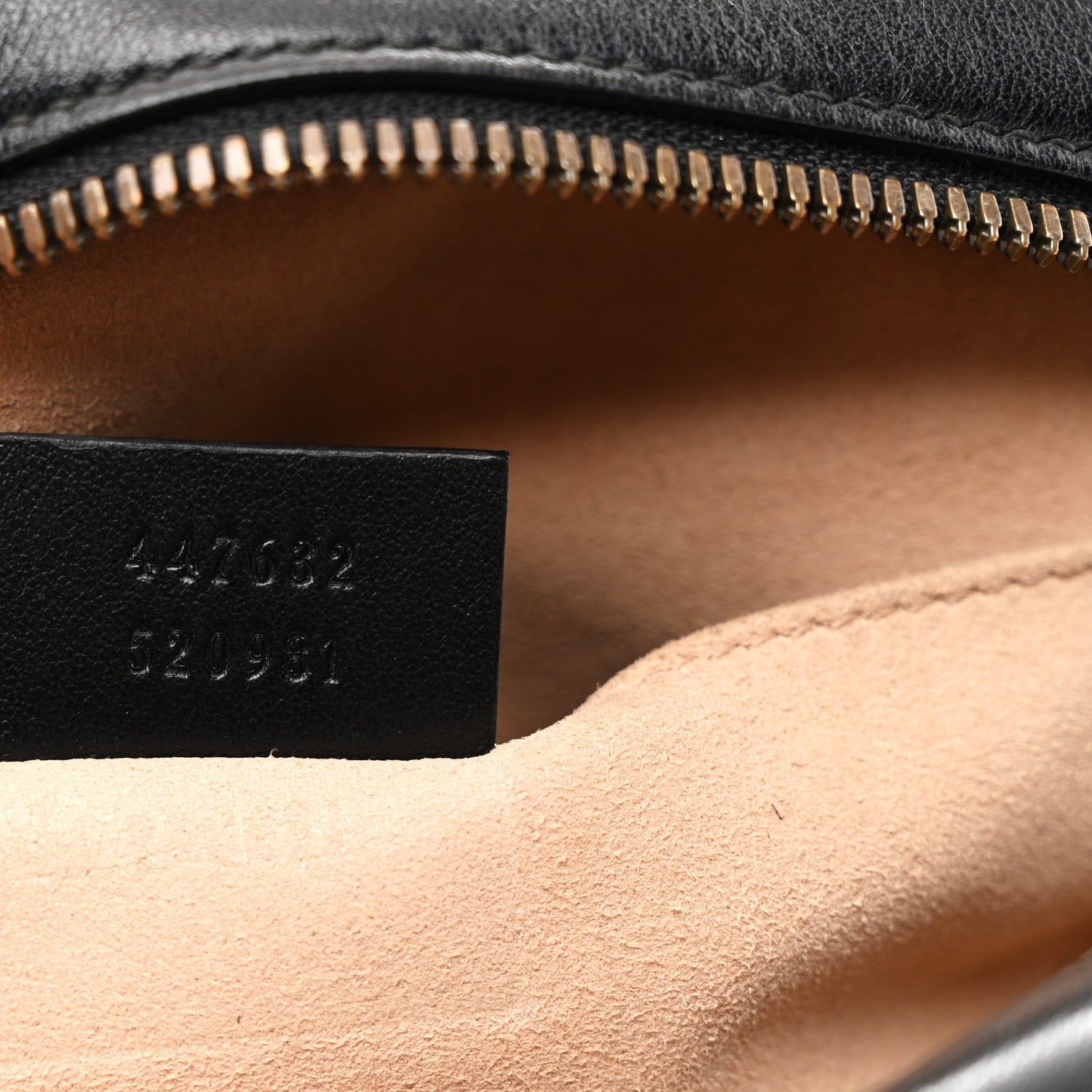 Gucci Calfskin Matelasse Small GG Marmont Chain Shoulder Bag Black 7 of 10