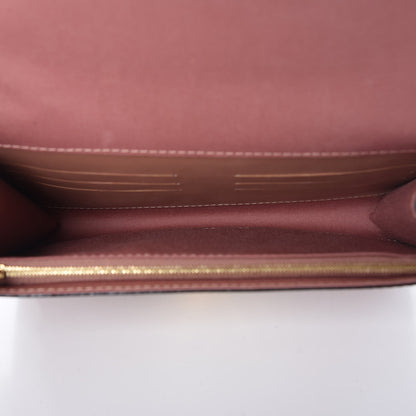 Louis Vuitton Vernis New Sobe Clutch Rose Velours 5 of 8