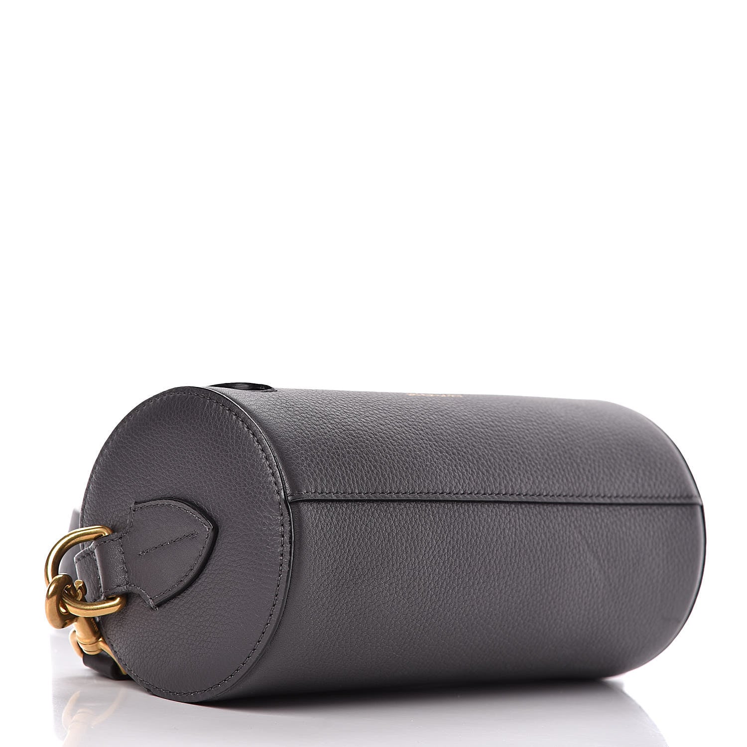 Burberry Calfskin The Barrel Bag Grey 4 of 15