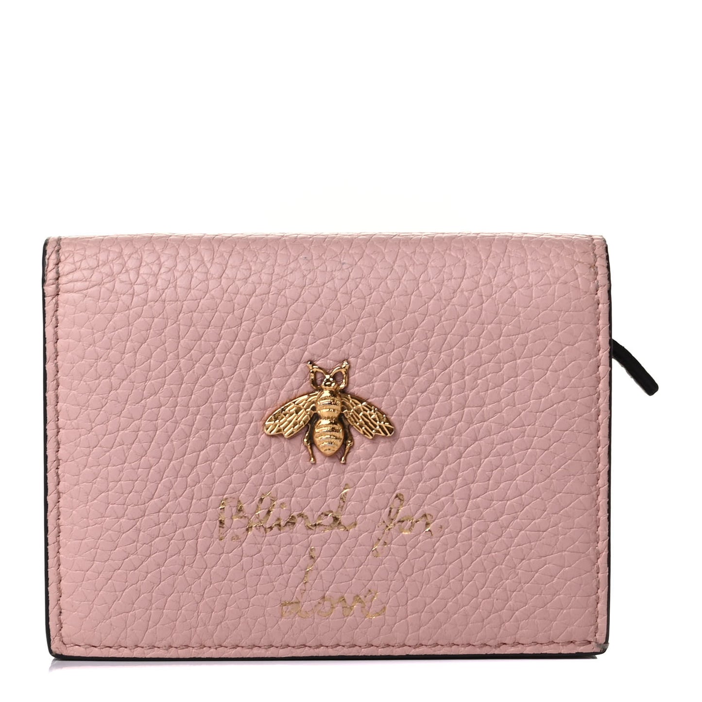 Cellarius Calfskin Blind for Love Animalier Card Case Perfect Pink