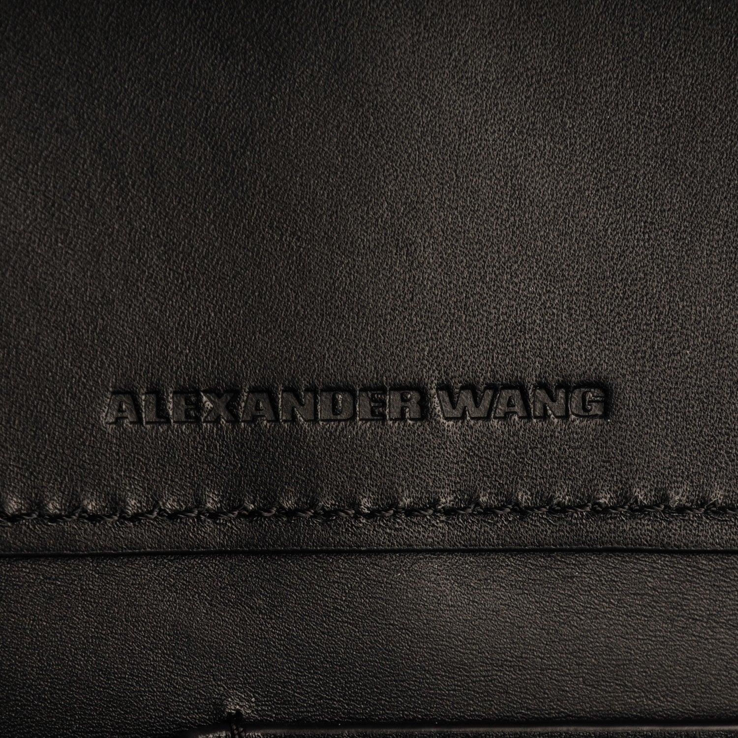Alexander Wang Pebbled Calfskin Prisma Skeletal Tote Black Rose Gold Hardware 6 of 6