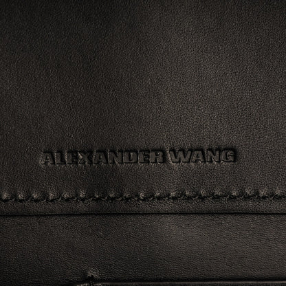 Alexander Wang Pebbled Calfskin Prisma Skeletal Tote Black Rose Gold Hardware 6 of 6