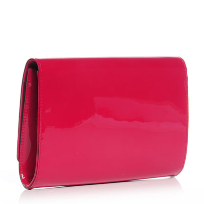 Louis Vuitton Patent Louise Clutch Rose Indien 2 of 7