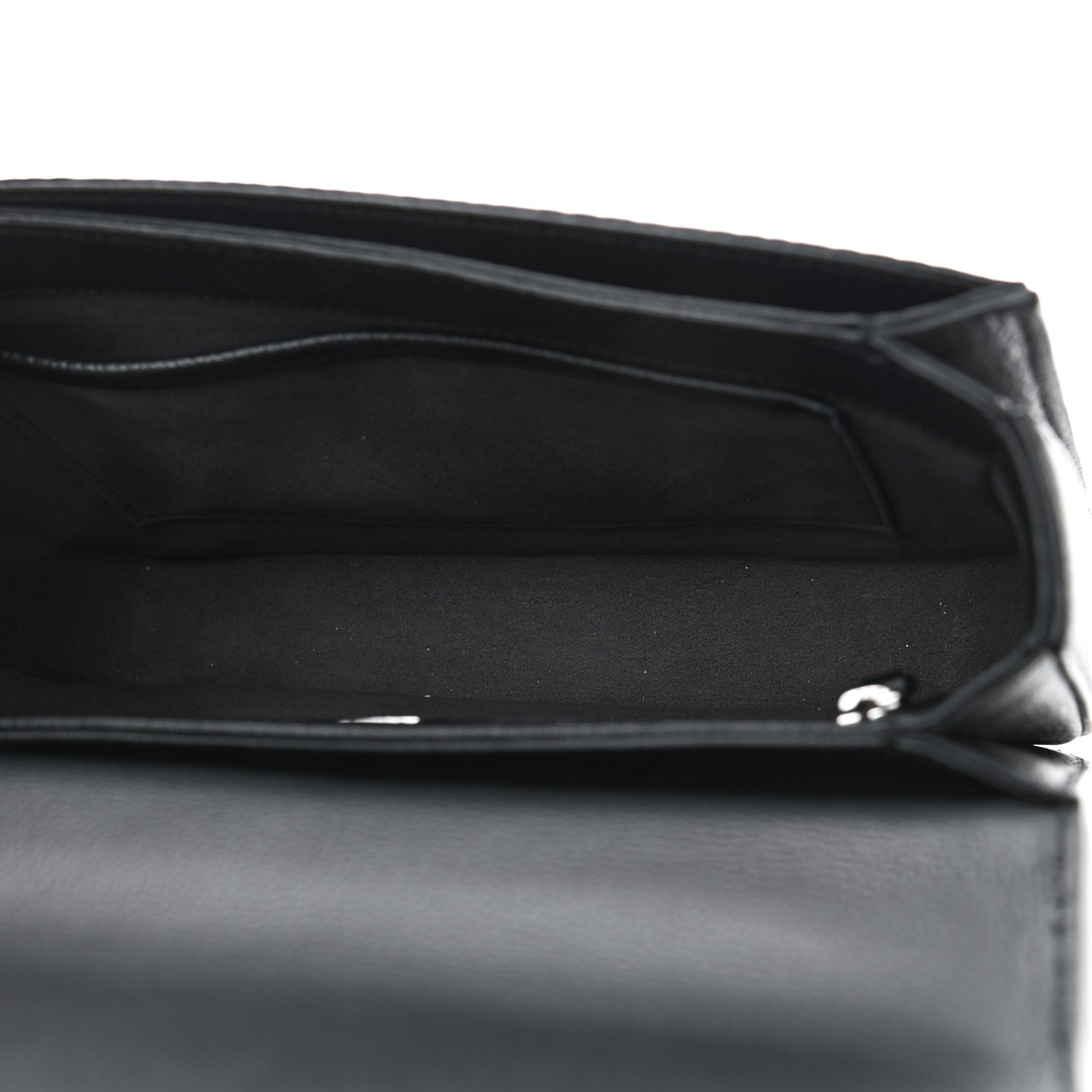 MCM Visetos Calfskin Spot Park Avenue Medium Shoulder Bag Dark Grey Black 5 of 6