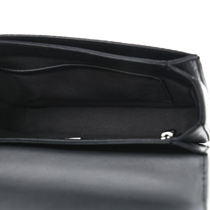 MCM Visetos Calfskin Spot Park Avenue Medium Shoulder Bag Dark Grey Black 5 of 6