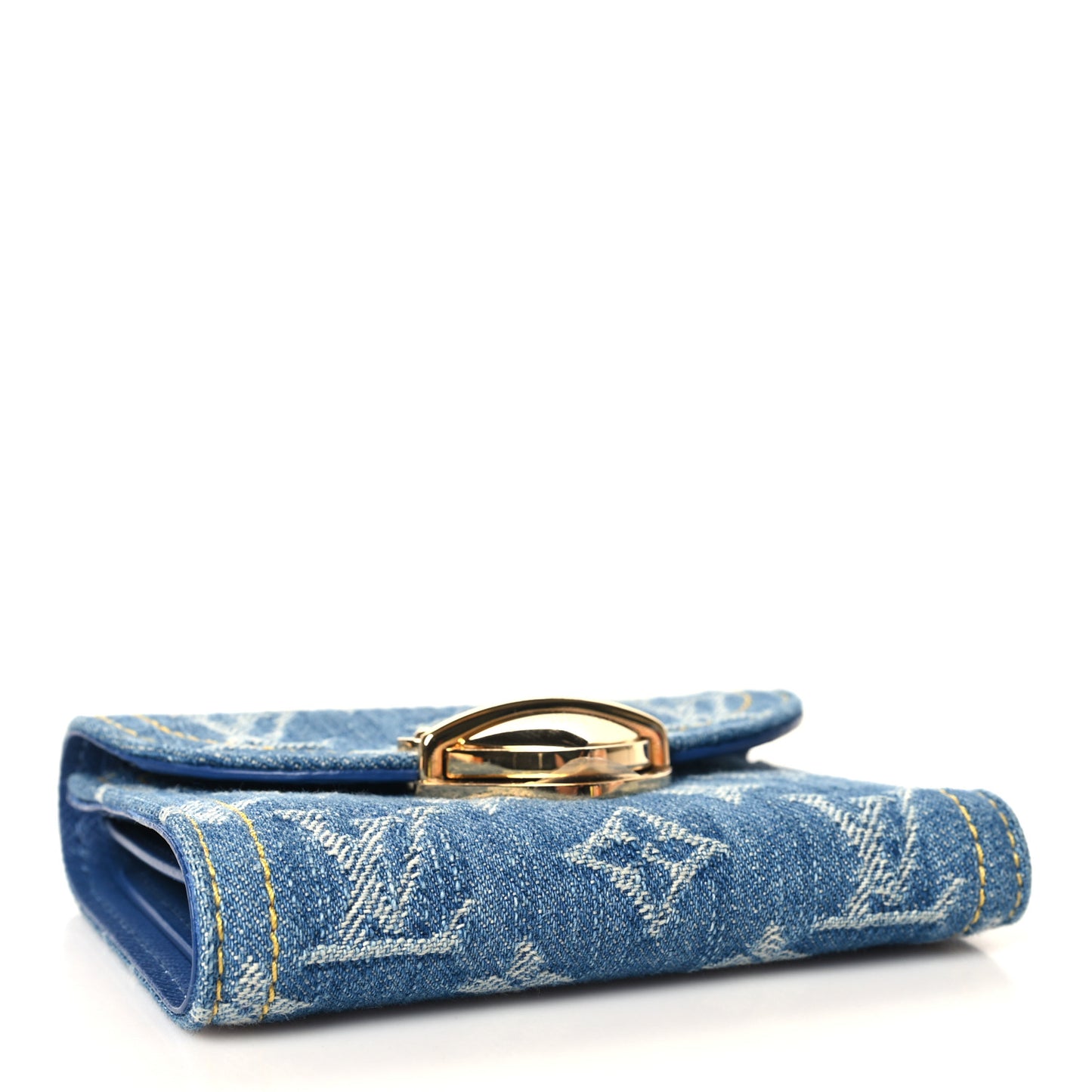 Denim Amelia Compact Wallet Blue