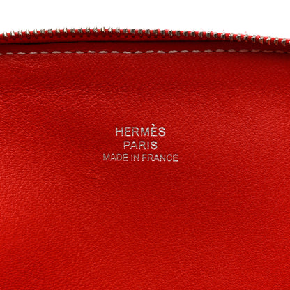 Hermes Chevre Mysore In-The-Loop-To-Go Pouch Rouge Piment 6 of 7