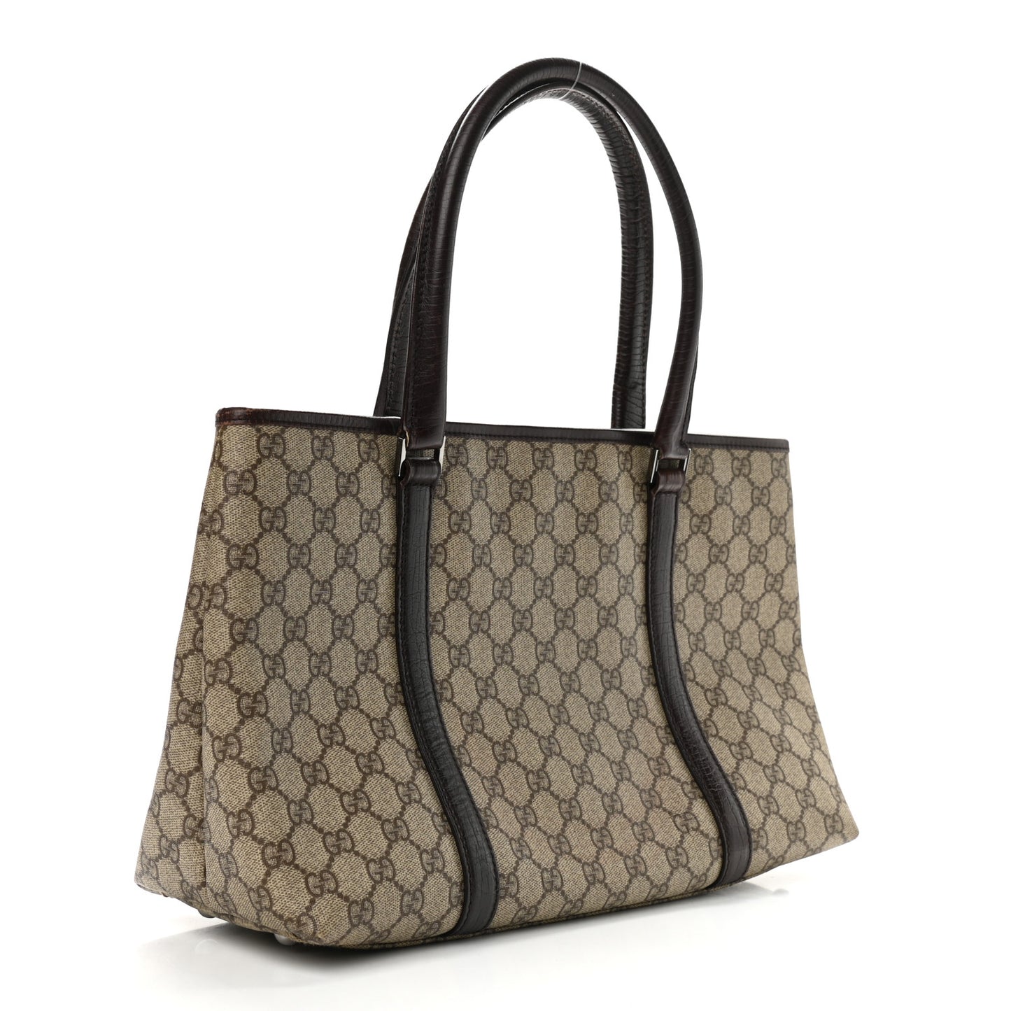 GG Plus Monogram Medium Joy Tote Dark Brown