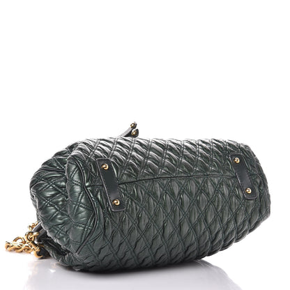 Marc Jacobs Calfskin Quilted Stam Emerald Green 4 of 9