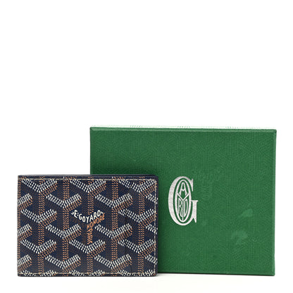 Goyard Goyardine Multi Slot Bi-Fold Wallet Navy 8 of 8