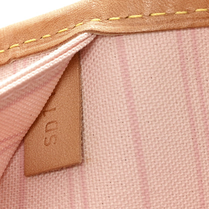 Louis Vuitton Damier Azur Neo Neverfull MM Rose Ballerine 9 of 13