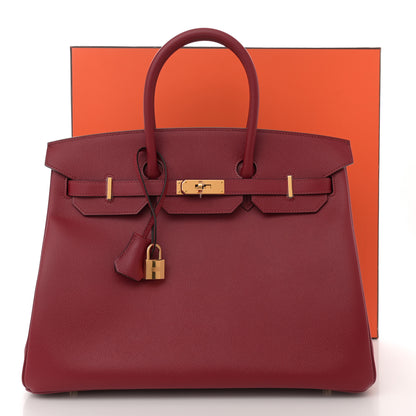 Hermes Epsom Birkin 35 Rouge Grenat 11 of 11