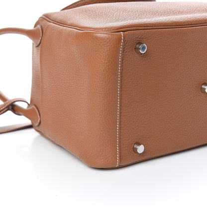 Hermes Taurillon Clemence Lindy 30 Gold 5 of 11