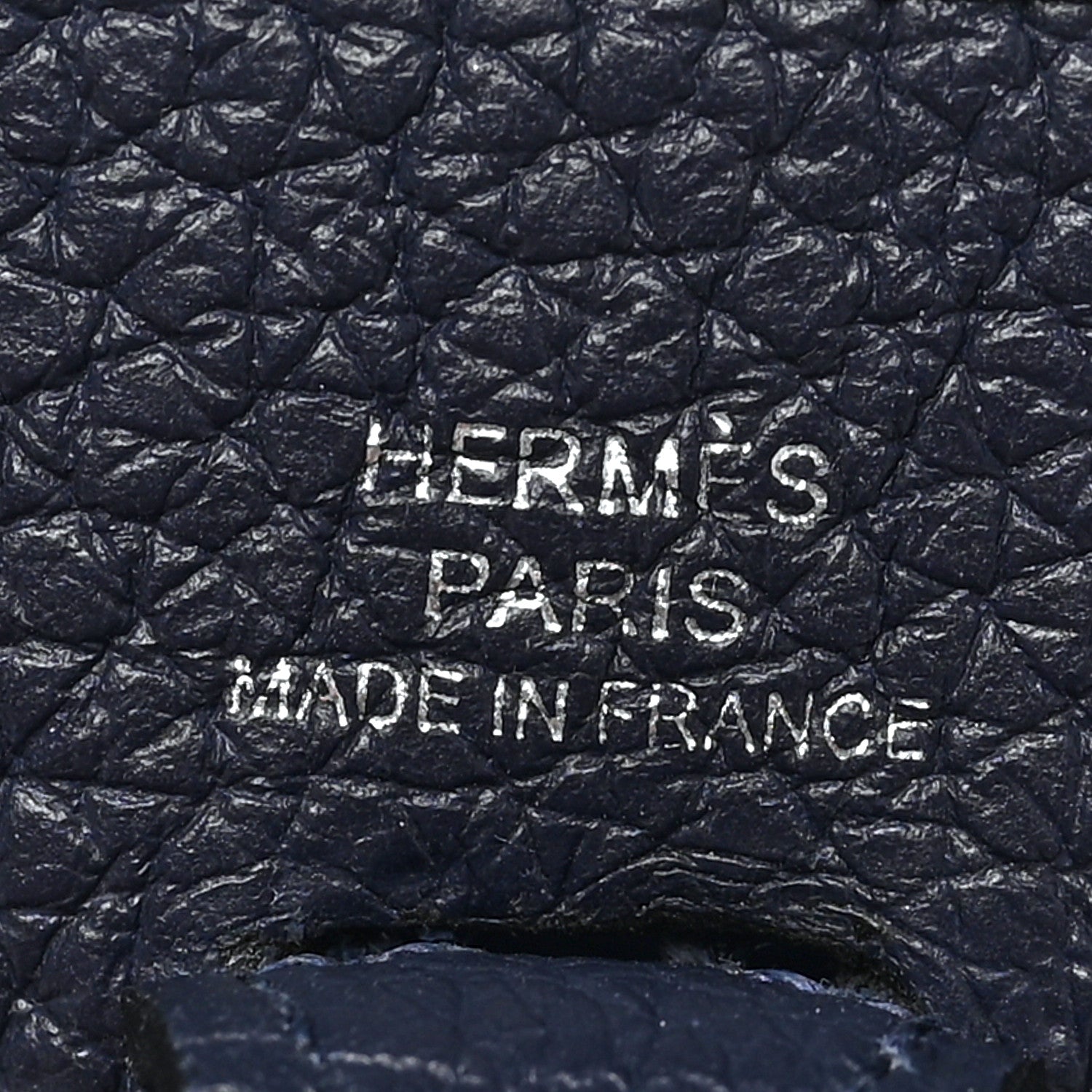 Hermes Taurillon Clemence Amazone Sangle Cavale Evelyne TPM Bleu Nuit Bleu Encre Cuivre 6 of 8