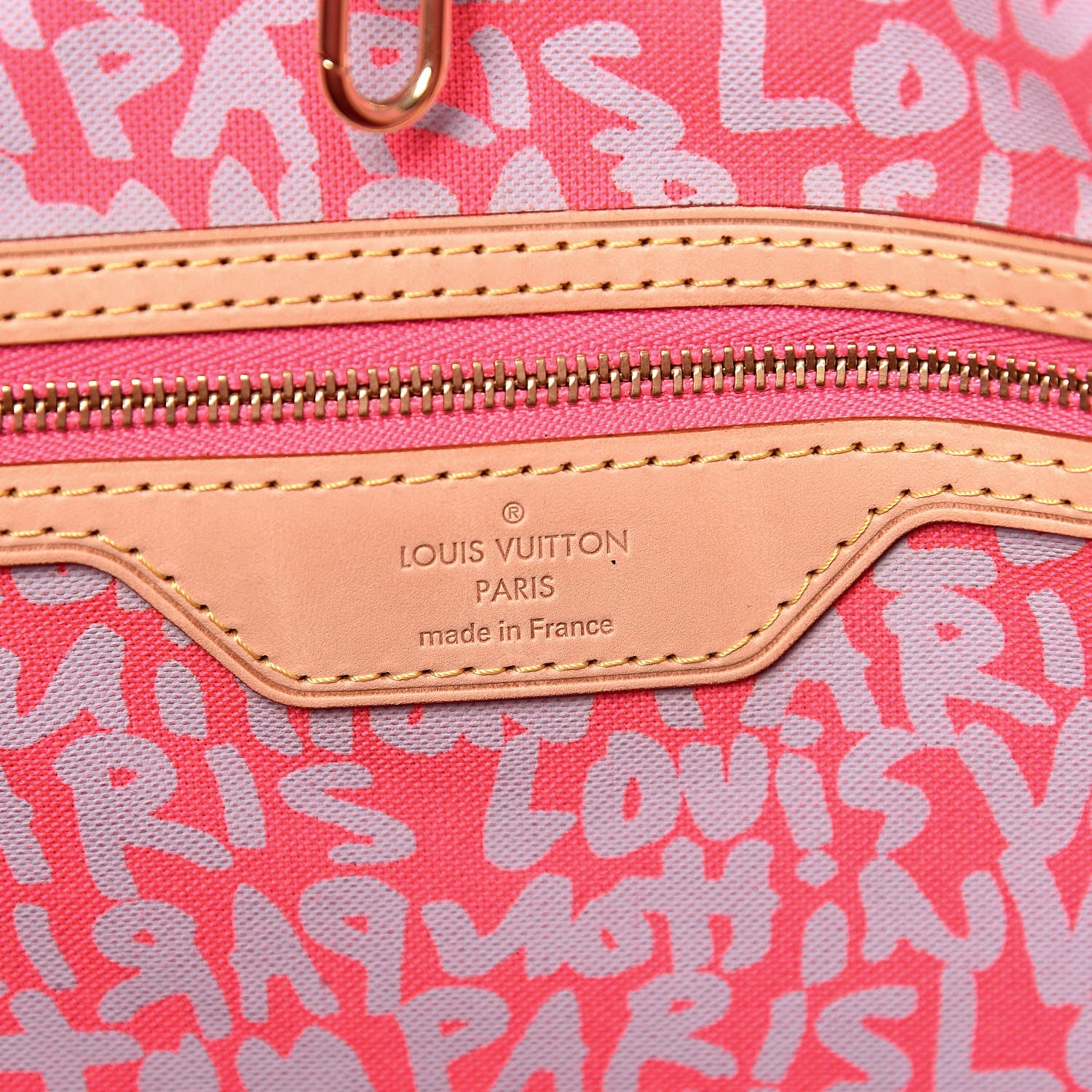 Louis Vuitton Monogram Graffiti Neverfull GM Fuchsia 6 of 12