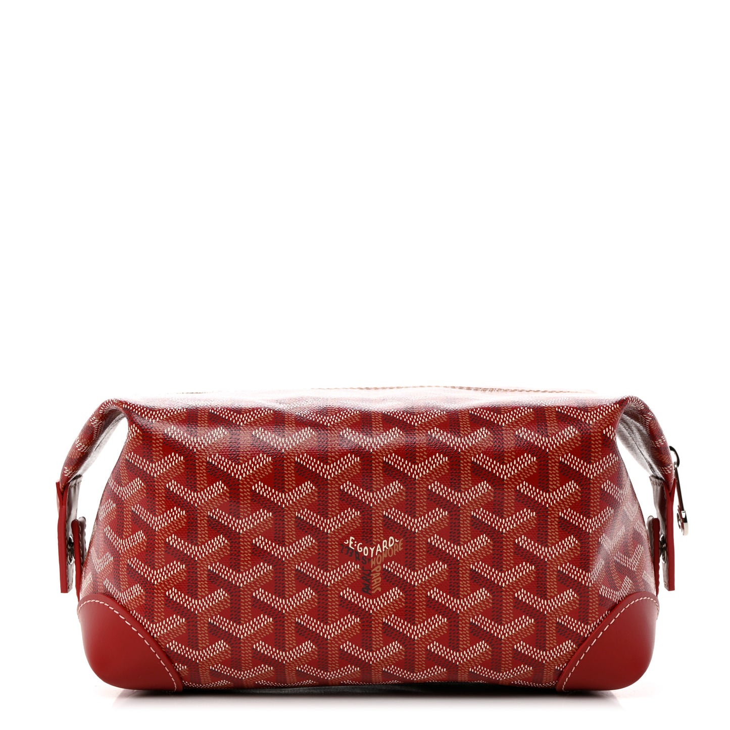 Goyardine Boeing 25 Trousse de Toilette Red