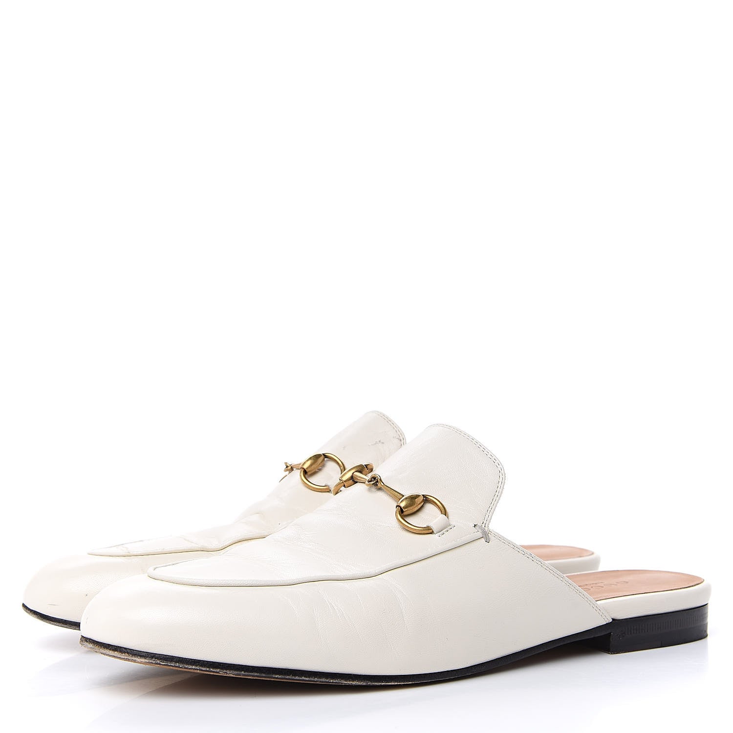 Gucci Malaga Kid Womens Princetown Slippers 39 Mystic White 3 of 12