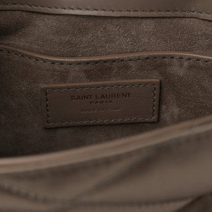 Saint Laurent Satin Quilted Le 57 Diamond Shoulder Bag Mouse 6 of 9