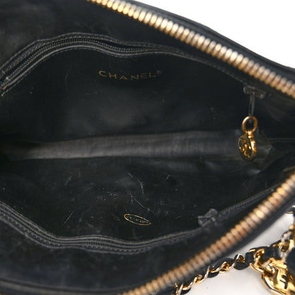 Chanel Lambskin Quilted CC Tote Black 5 of 10