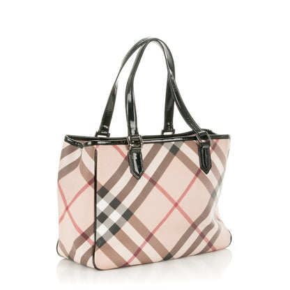 Burberry Nova Check Medium Tote Black 3 of 8