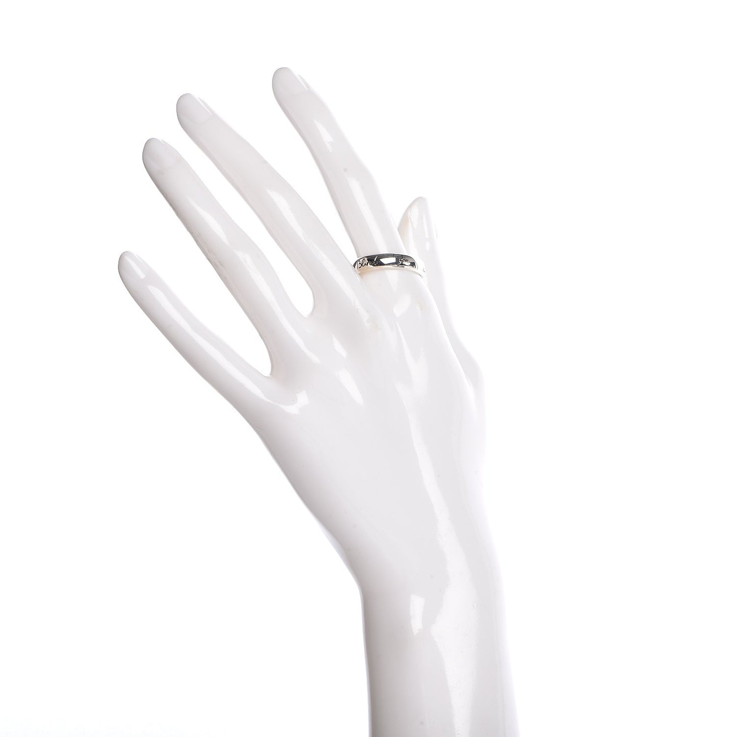 Sterling Silver Blind for Love Band Ring 61 9.5
