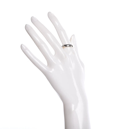 Gucci Sterling Silver Blind for Love Band Ring 61 9.5 2 of 6