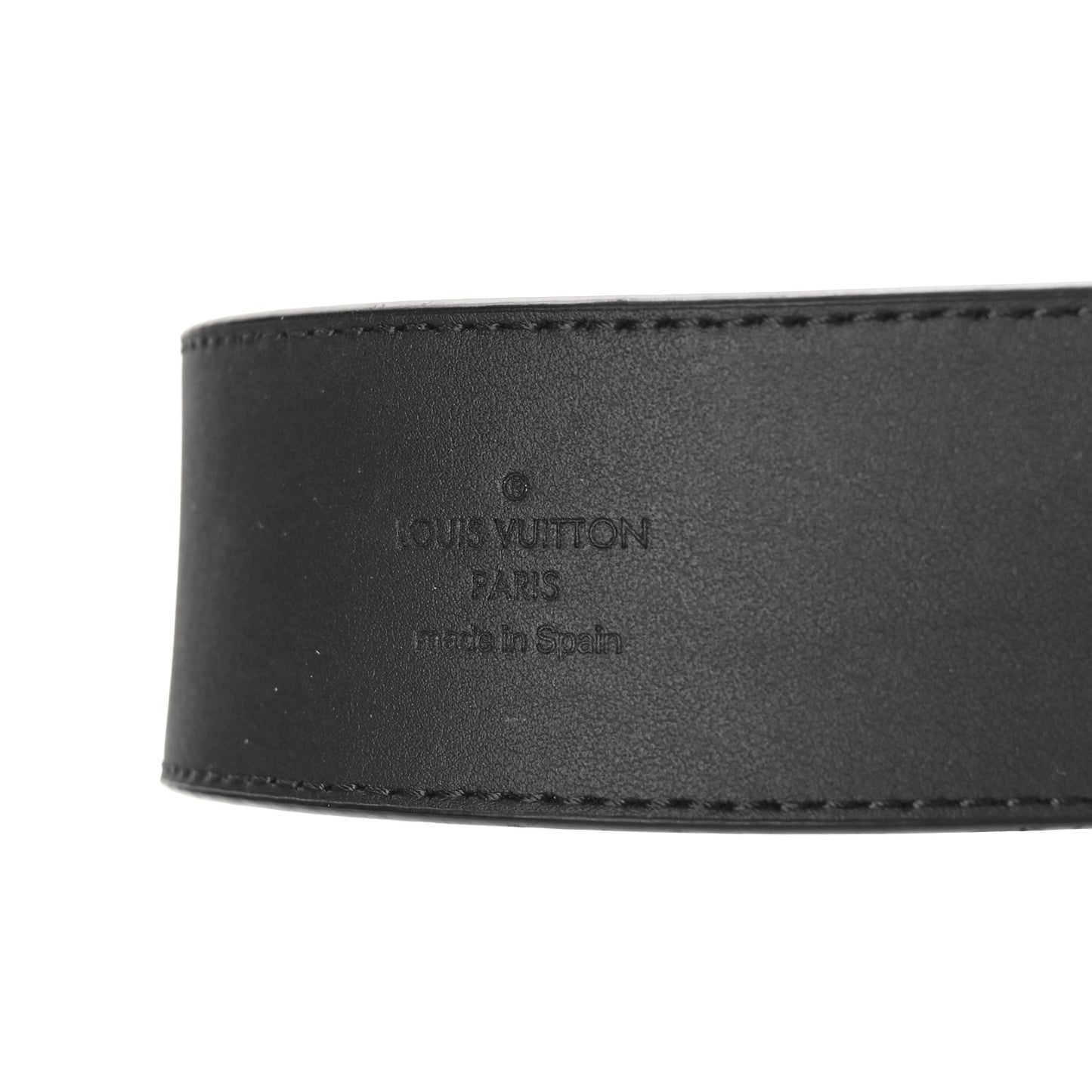 Monogram Eclipse 40mm LV Initiales Belt 90 36 Matte Black
