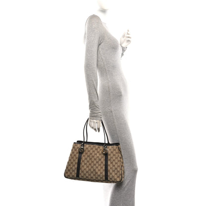Gucci Monogram Medium Twins Tote Dark Brown 2 of 10
